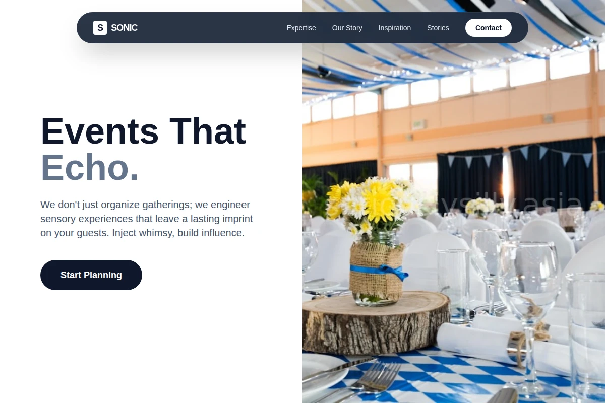Sonic Event Planning