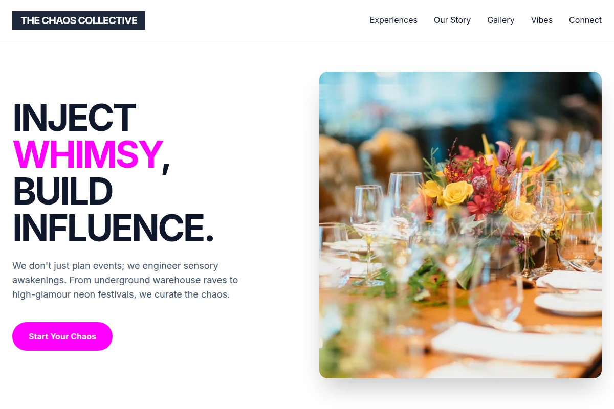 Rave Event Planning