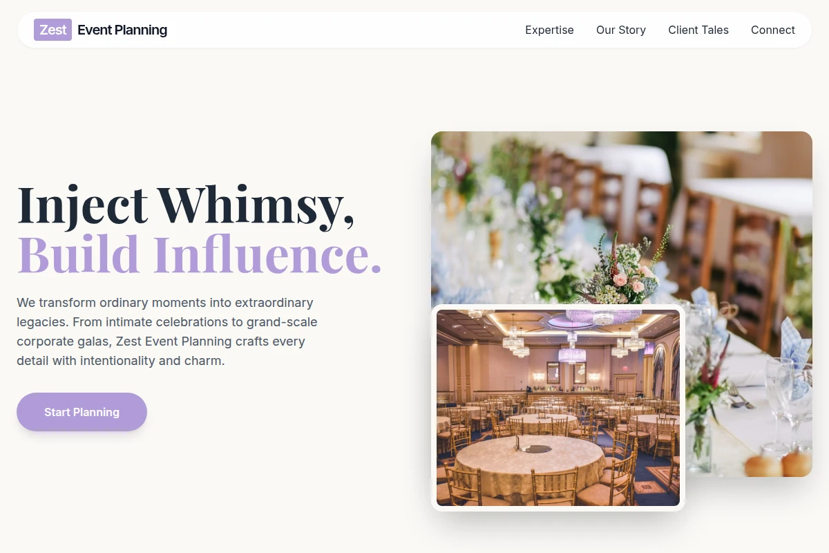 Zest Event Planning