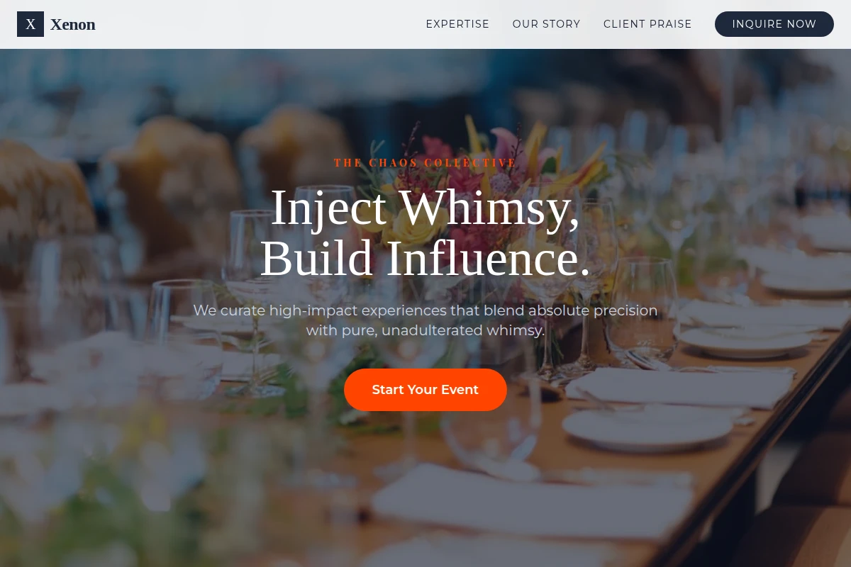 Xenon Event Planning