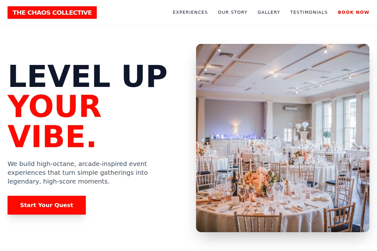 Arcade Event Planning
