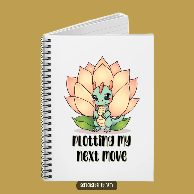Funny Dragon Bot Notebook: Jot Down Mischief and Magic
